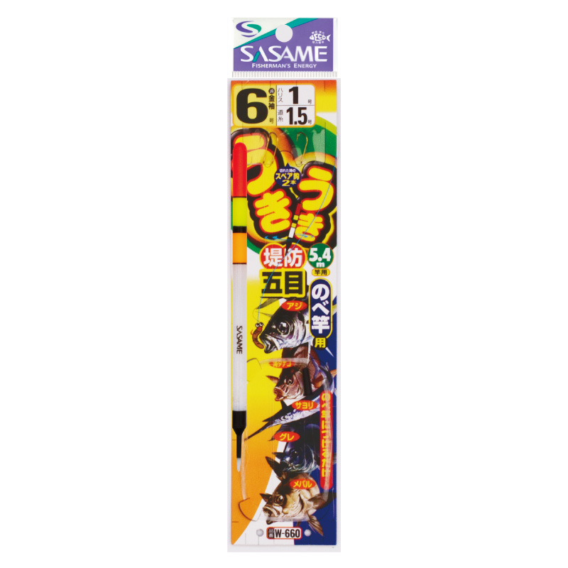 うきうき堤防五目 | 釣り｜海釣り仕掛｜渓流仕掛｜釣り針の（株）ささめ針
