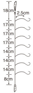 ワカサギ 連掛けマルチ