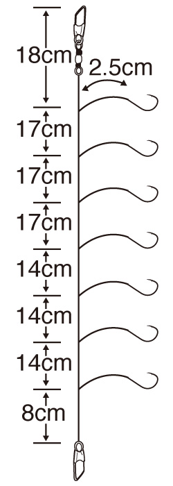 ワカサギ 連掛けマルチ