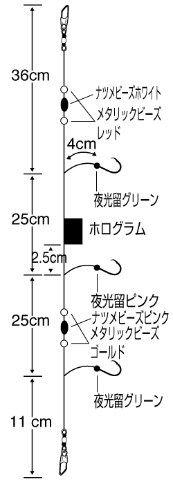 ゴージャスカワハギ3本