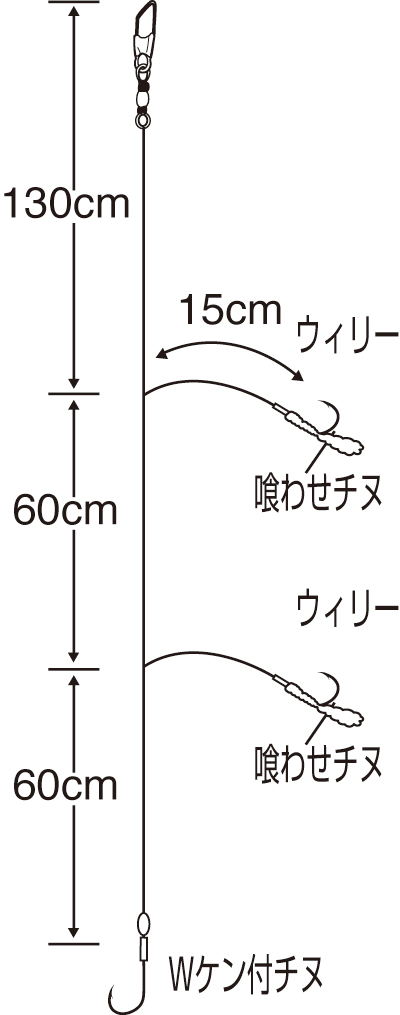 ライトタックル ウィリー五目 タイプⅠ