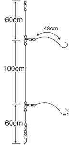 実船 根魚五目2本鈎