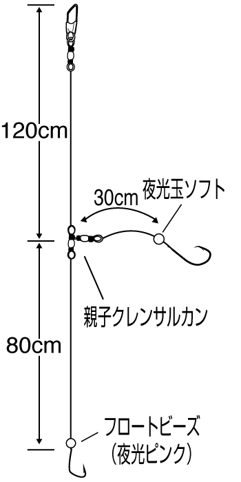 実船 アマダイ（ケイムラ&フロートビーズ）