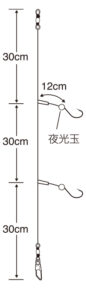 ちょい投げ胴付丸セイゴ