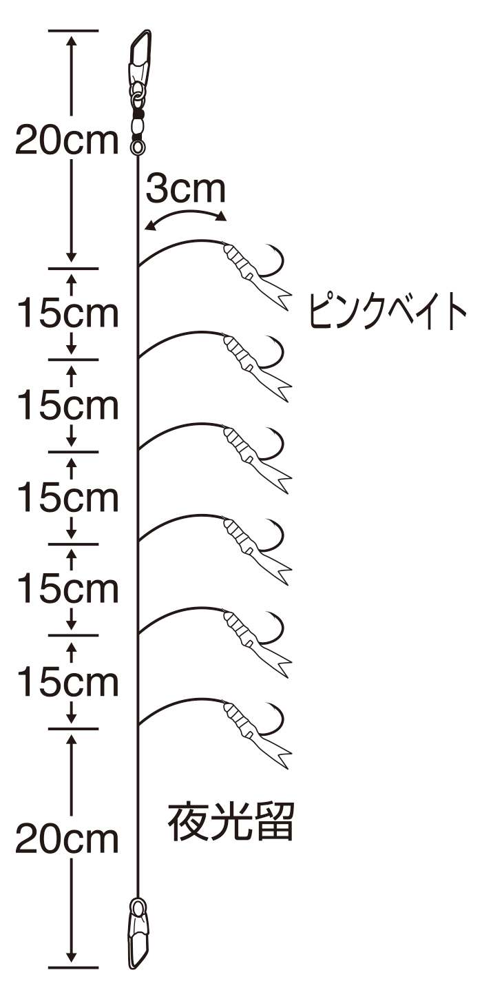 ちょい太豆アジ ピンクベイト