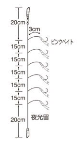 極太豆アジ ピンクベイト