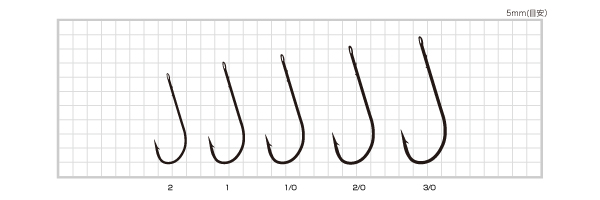 太刀魚ストレートフック