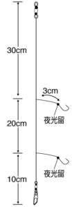 ボウズのがれ 超小鈎胴突