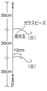 ちょい投げライト胴突2本