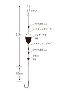 うきうきホッケ(円錐ウキ)