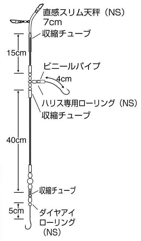 ヤイバカレイかかり2本