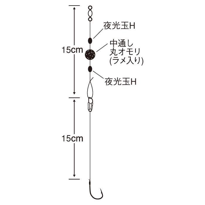 キビナゴで根魚