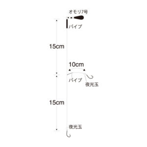 なまずぶっこみセット2本針